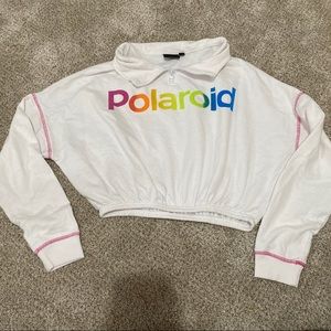 Polaroid Cropped Long Sleeve